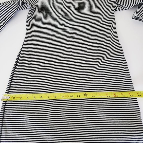 BANANA REPUBLIC 100% Cotton Striped French Marina Nautical Boatneck Dress - Picture 10 of 12